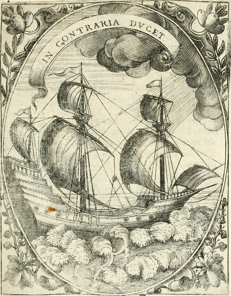 An illustration from Idea de vn principe politico christiano : representada en cien empresas, 1640, leaf 244