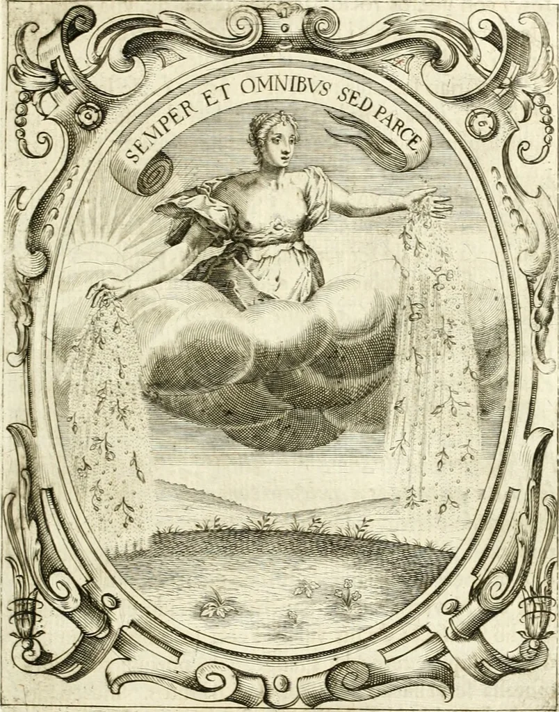An illustration from Idea de vn principe politico christiano : representada en cien empresas, 1640, leaf 272