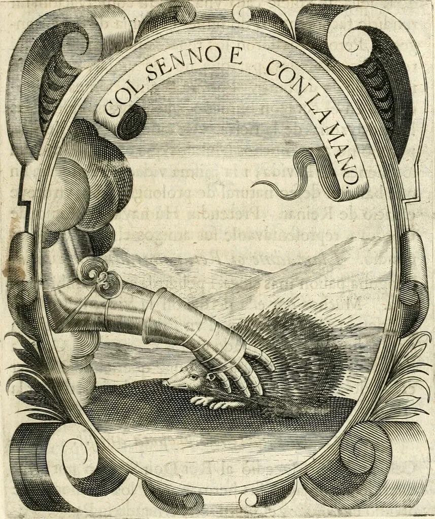 An illustration from Idea de vn principe politico christiano : representada en cien empresas, 1640, leaf 342