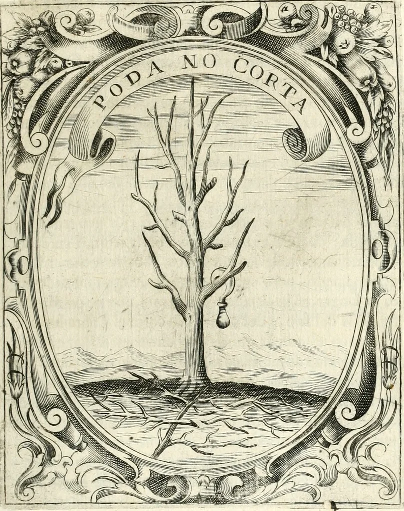 An illustration from Idea de vn principe politico christiano : representada en cien empresas, 1640, leaf 370