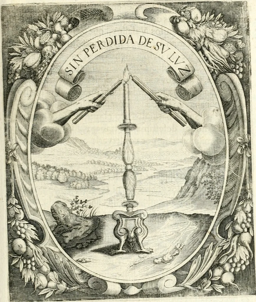 An illustration from Idea de vn principe politico christiano : representada en cien empresas, 1640, leaf 422