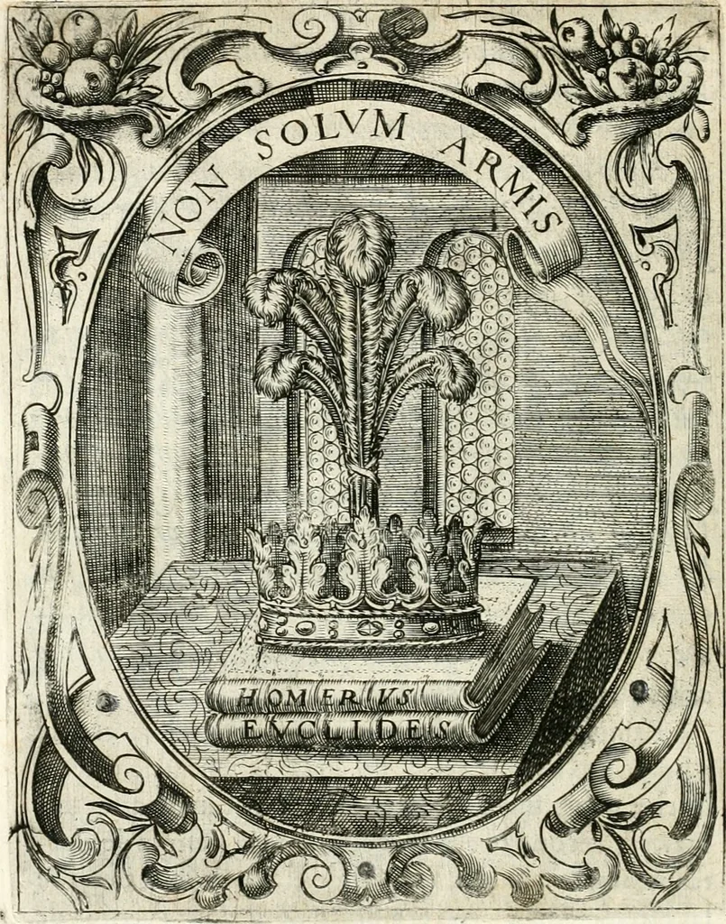An illustration from Idea de vn principe politico christiano : representada en cien empresas, 1640, leaf 43