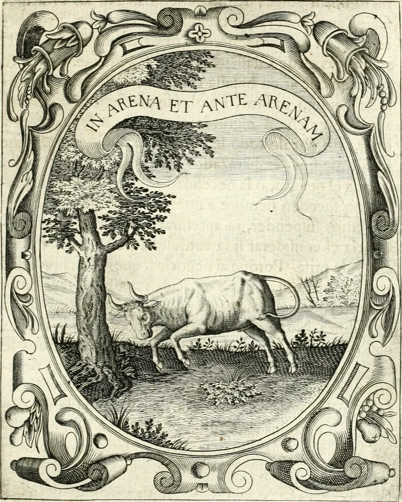 An illustration from Idea de vn principe politico christiano : representada en cien empresas, 1640, leaf 480