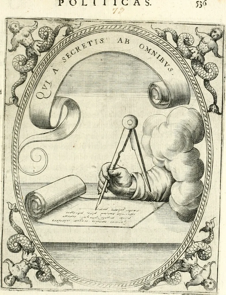 An illustration from Idea de vn principe politico christiano : representada en cien empresas, 1640, leaf 554