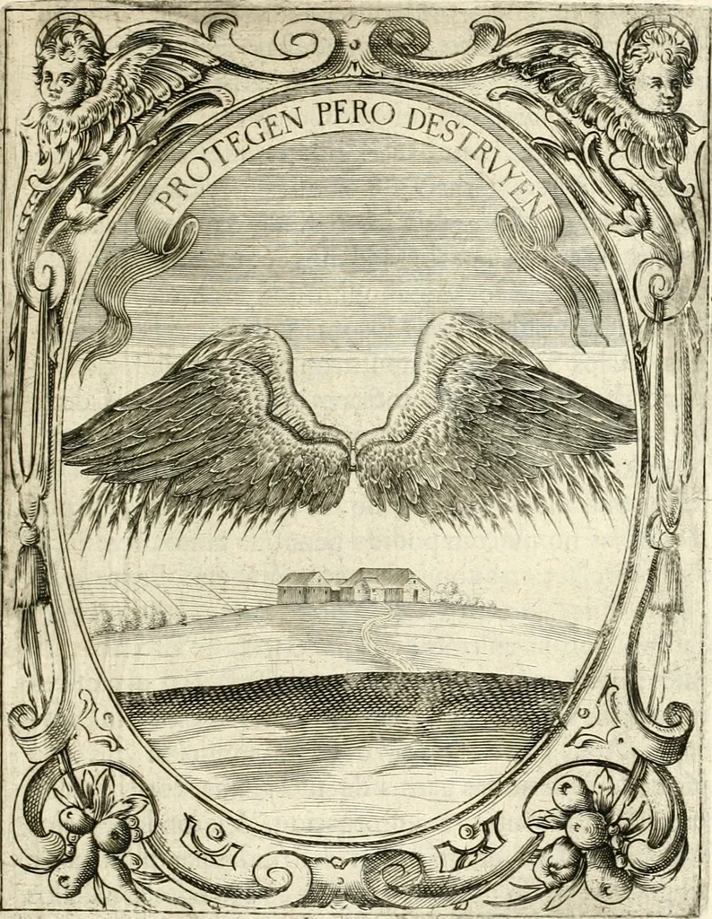 An illustration from Idea de vn principe politico christiano : representada en cien empresas, 1640, leaf 646