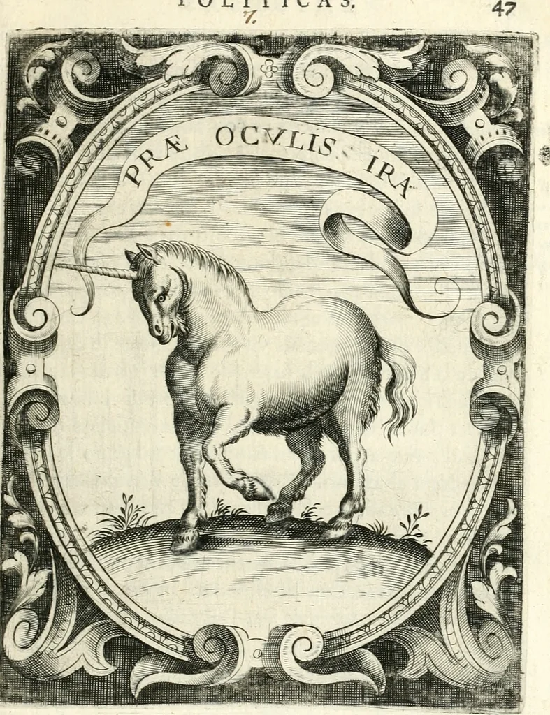 An illustration from Idea de vn principe politico christiano : representada en cien empresas, 1640, leaf 66