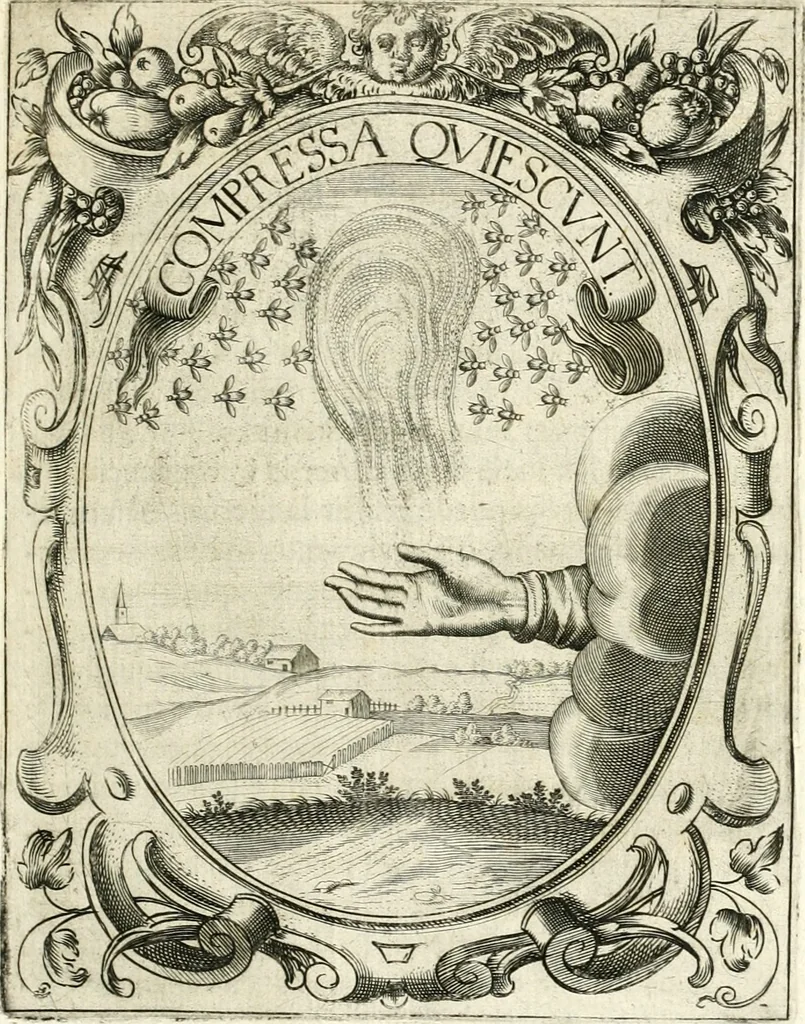 An illustration from Idea de vn principe politico christiano : representada en cien empresas, 1640, leaf 682
