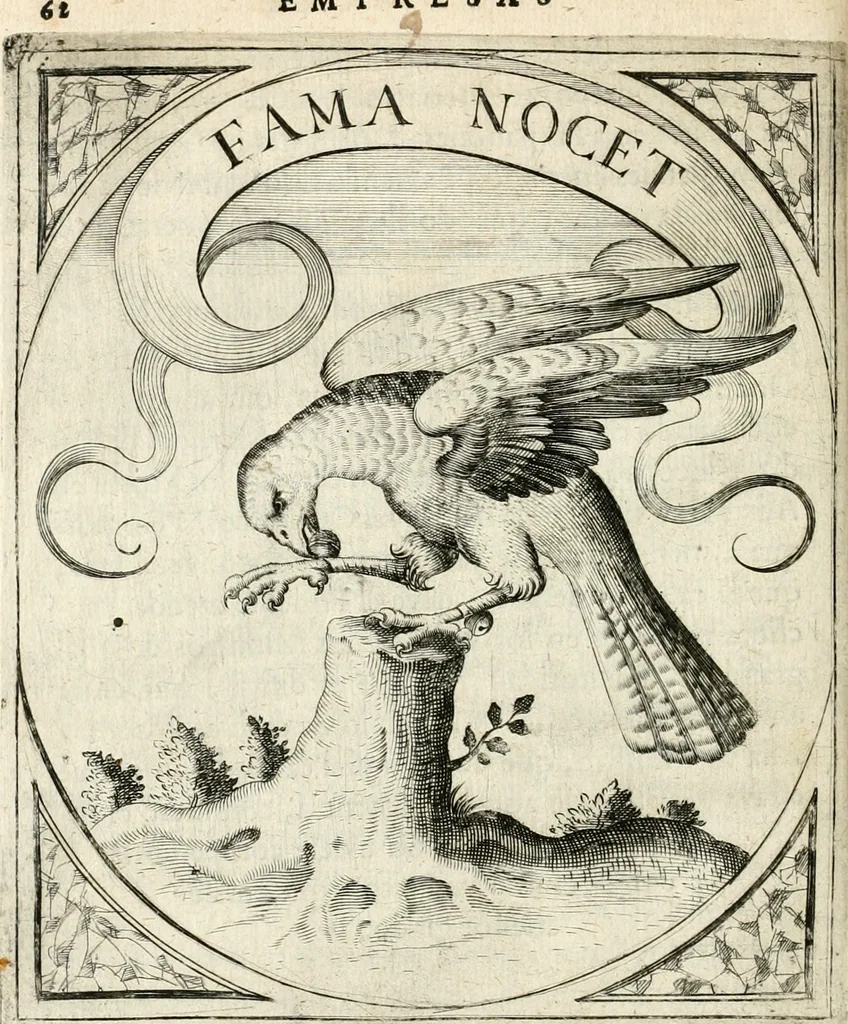 An illustration from Idea de vn principe politico christiano : representada en cien empresas, 1640, leaf 81
