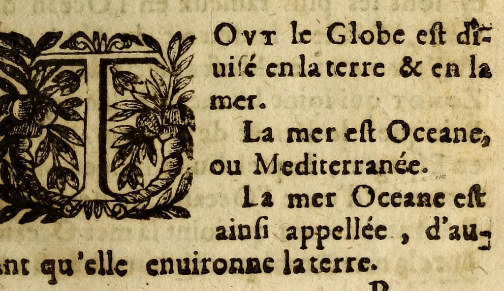 An illustration from Principes de cosmographie:, 1643, leaf 41