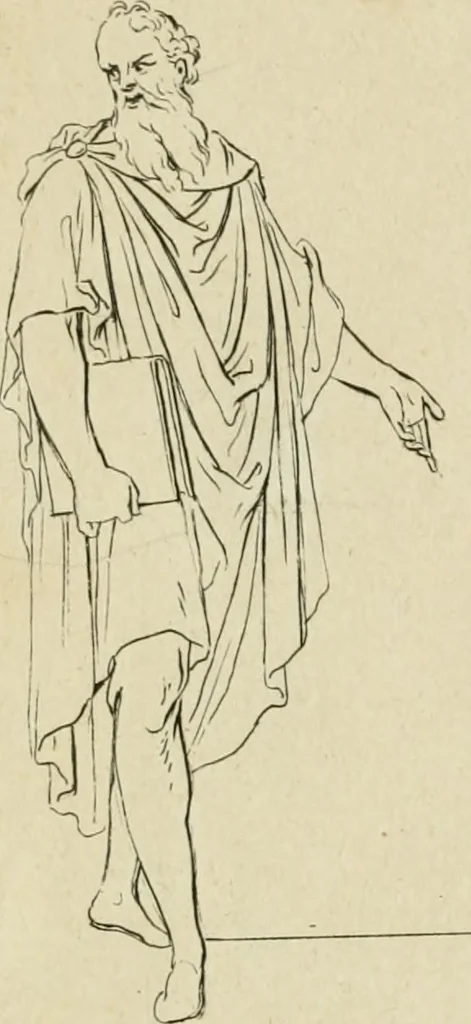 An illustration from Principes de dessein, 1700, leaf 116