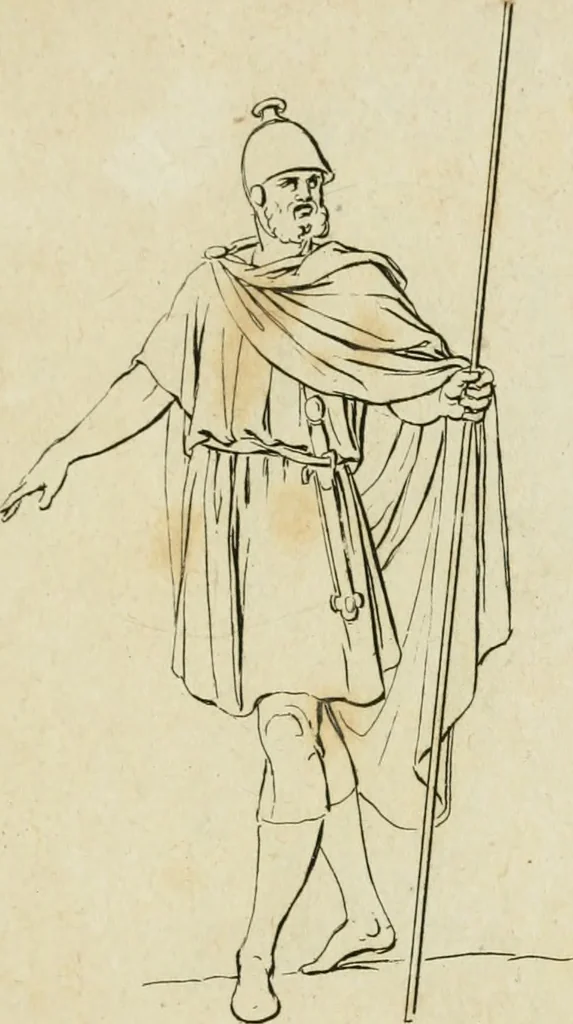An illustration from Principes de dessein, 1700, leaf 124