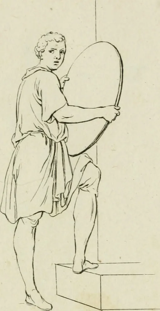 An illustration from Principes de dessein, 1700, leaf 128