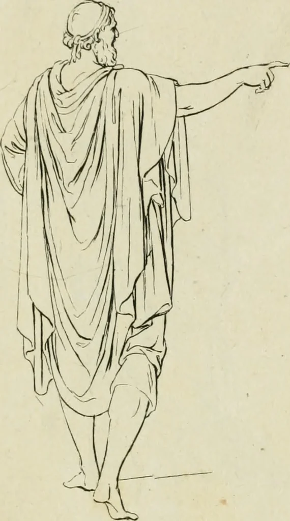 An illustration from Principes de dessein, 1700, leaf 130