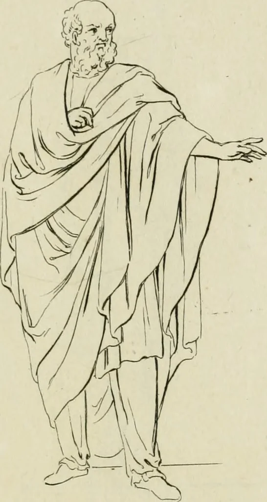 An illustration from Principes de dessein, 1700, leaf 134