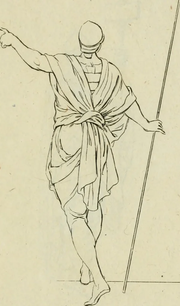 An illustration from Principes de dessein, 1700, leaf 142