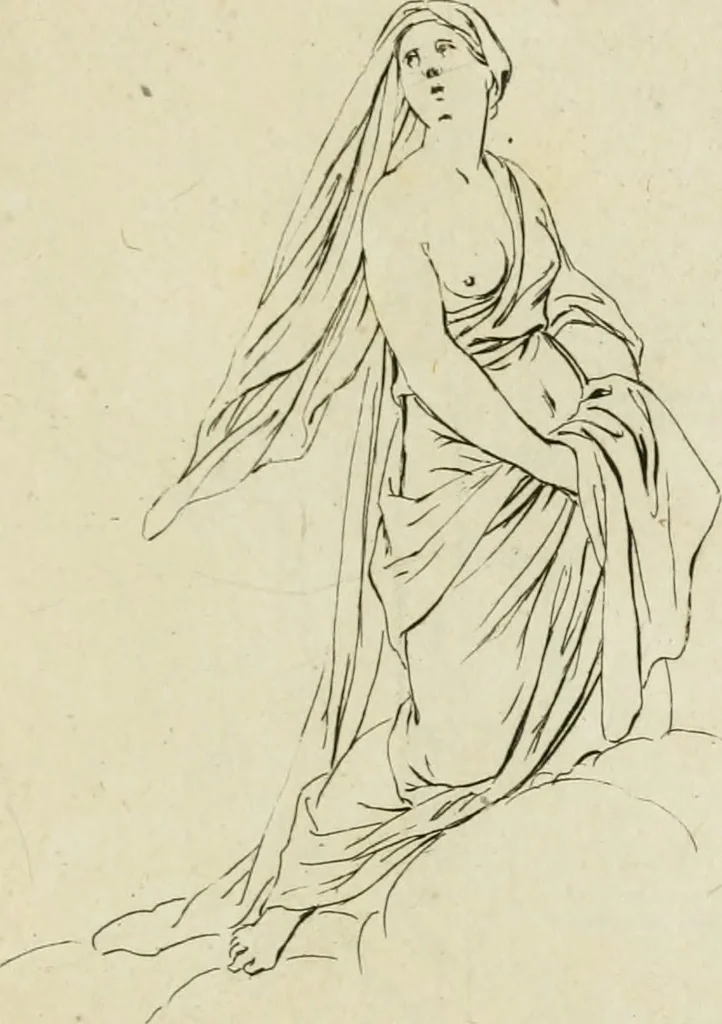 An illustration from Principes de dessein, 1700, leaf 146