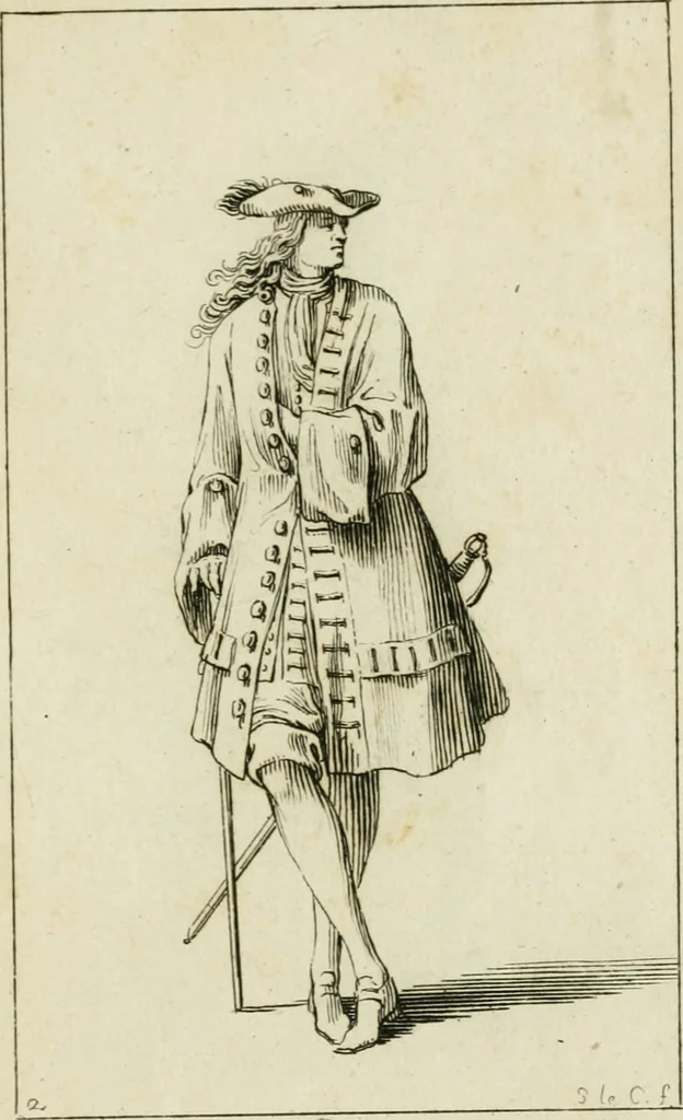 An illustration from Principes de dessein, 1700, leaf 164