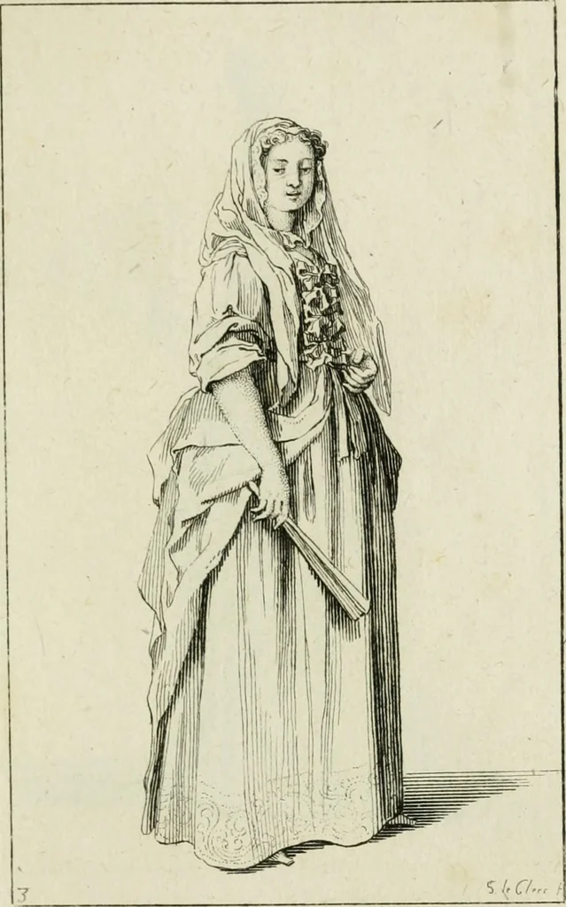 An illustration from Principes de dessein, 1700, leaf 166