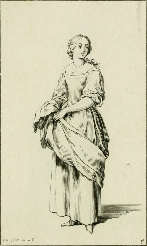 An illustration from Principes de dessein, 1700, leaf 172