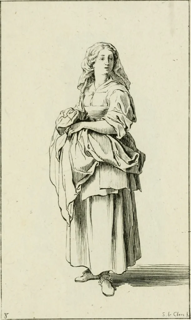 An illustration from Principes de dessein, 1700, leaf 180