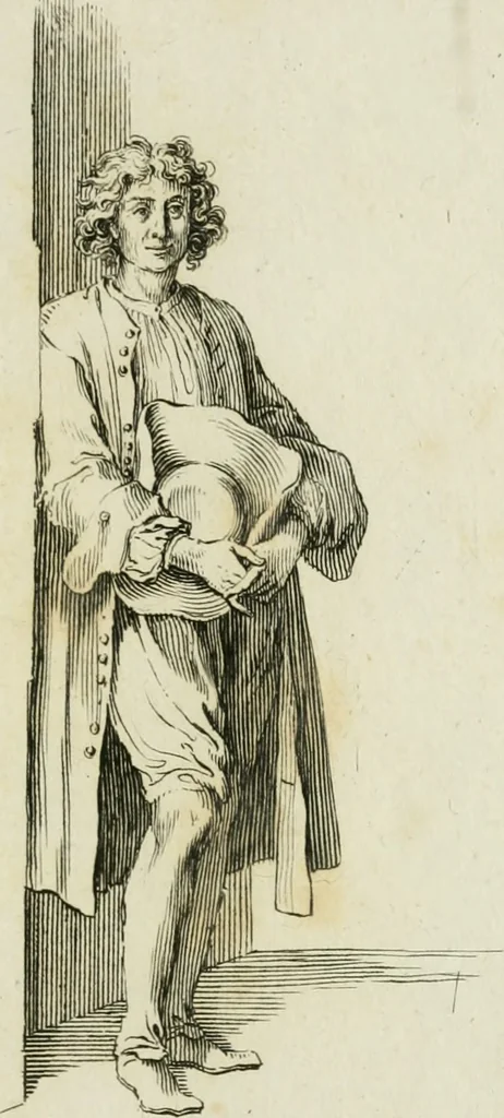An illustration from Principes de dessein, 1700, leaf 198