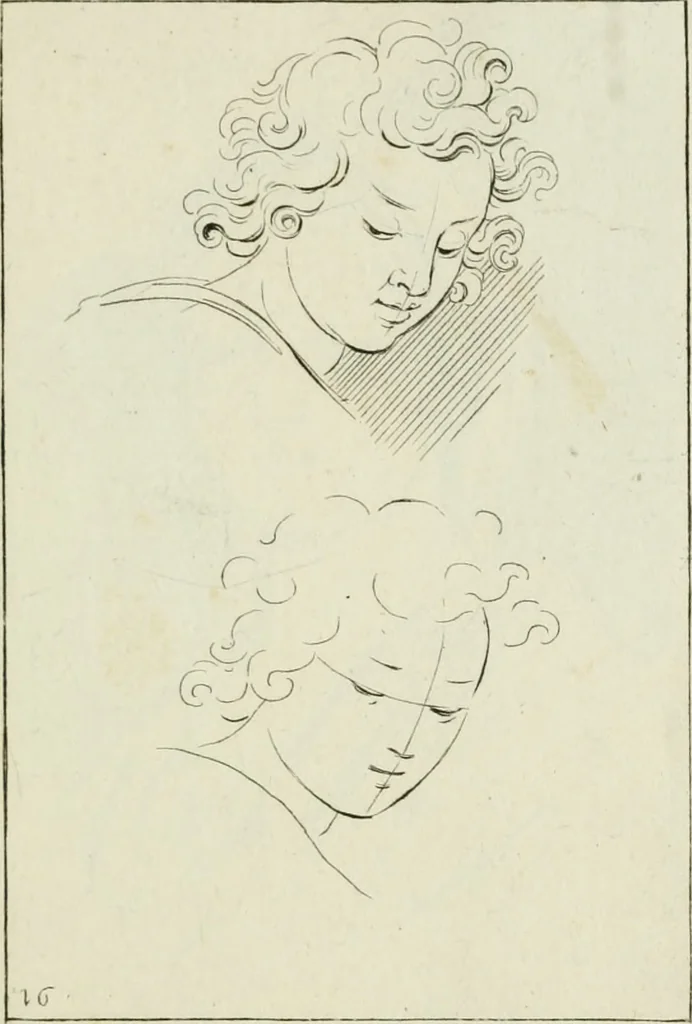 An illustration from Principes de dessein, 1700, leaf 36