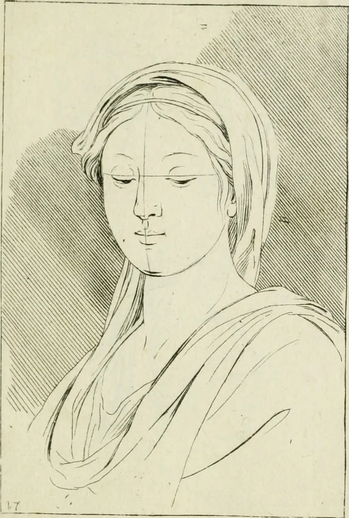 An illustration from Principes de dessein, 1700, leaf 38