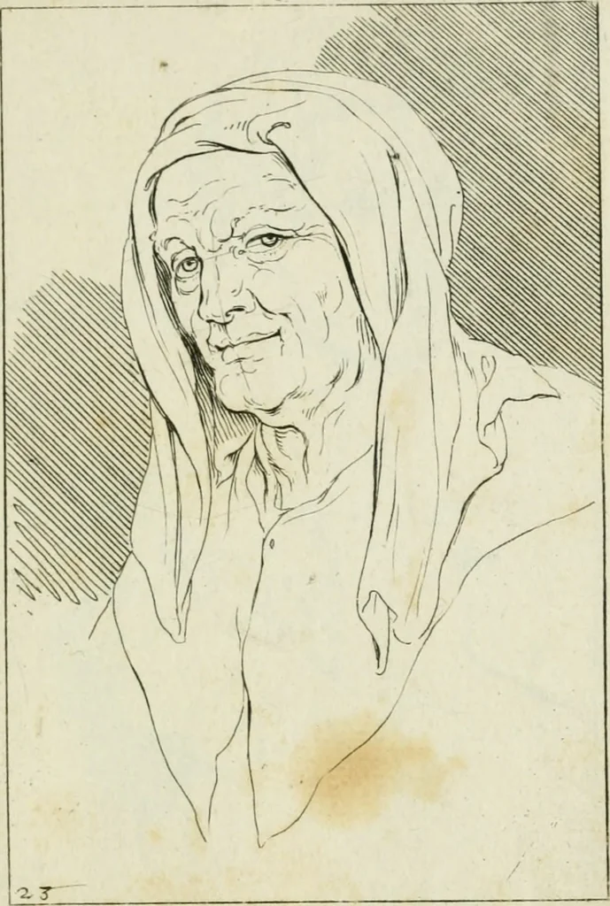 An illustration from Principes de dessein, 1700, leaf 50