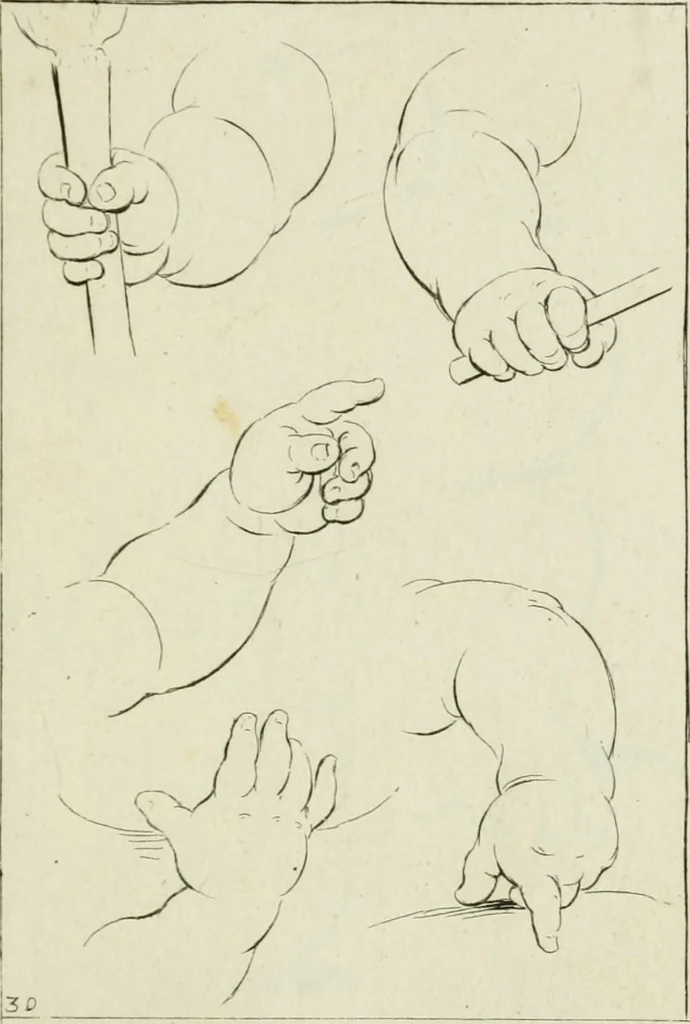 An illustration from Principes de dessein, 1700, leaf 64