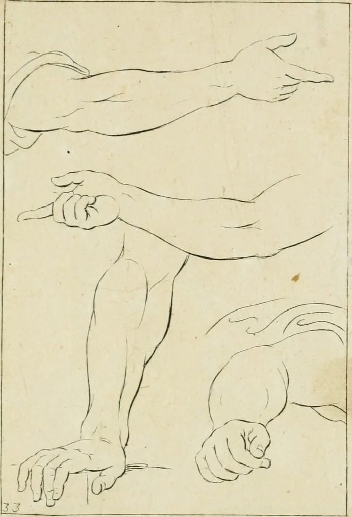 An illustration from Principes de dessein, 1700, leaf 70