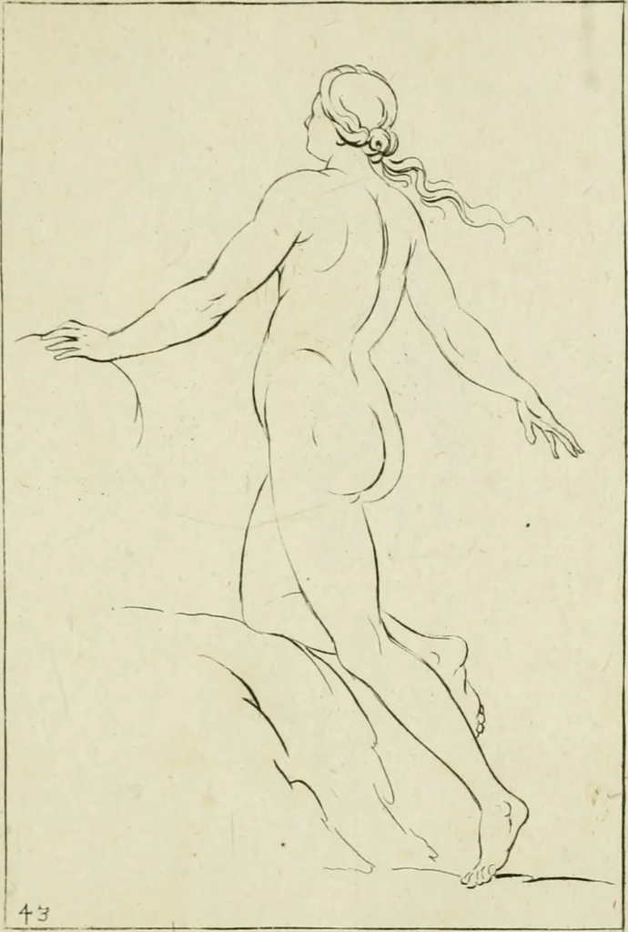 An illustration from Principes de dessein, 1700, leaf 90