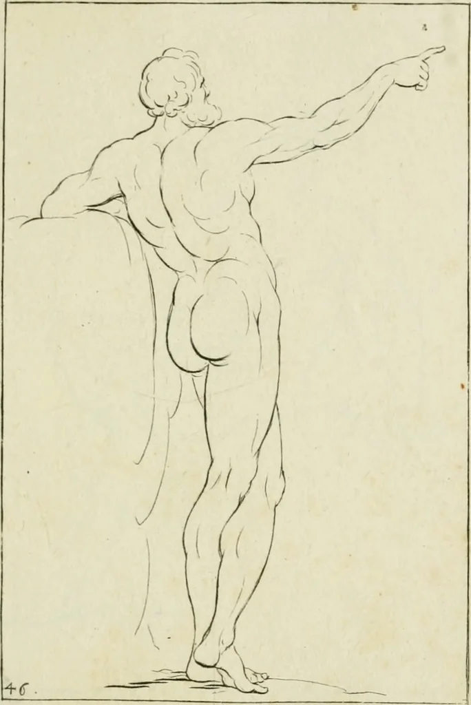 An illustration from Principes de dessein, 1700, leaf 96