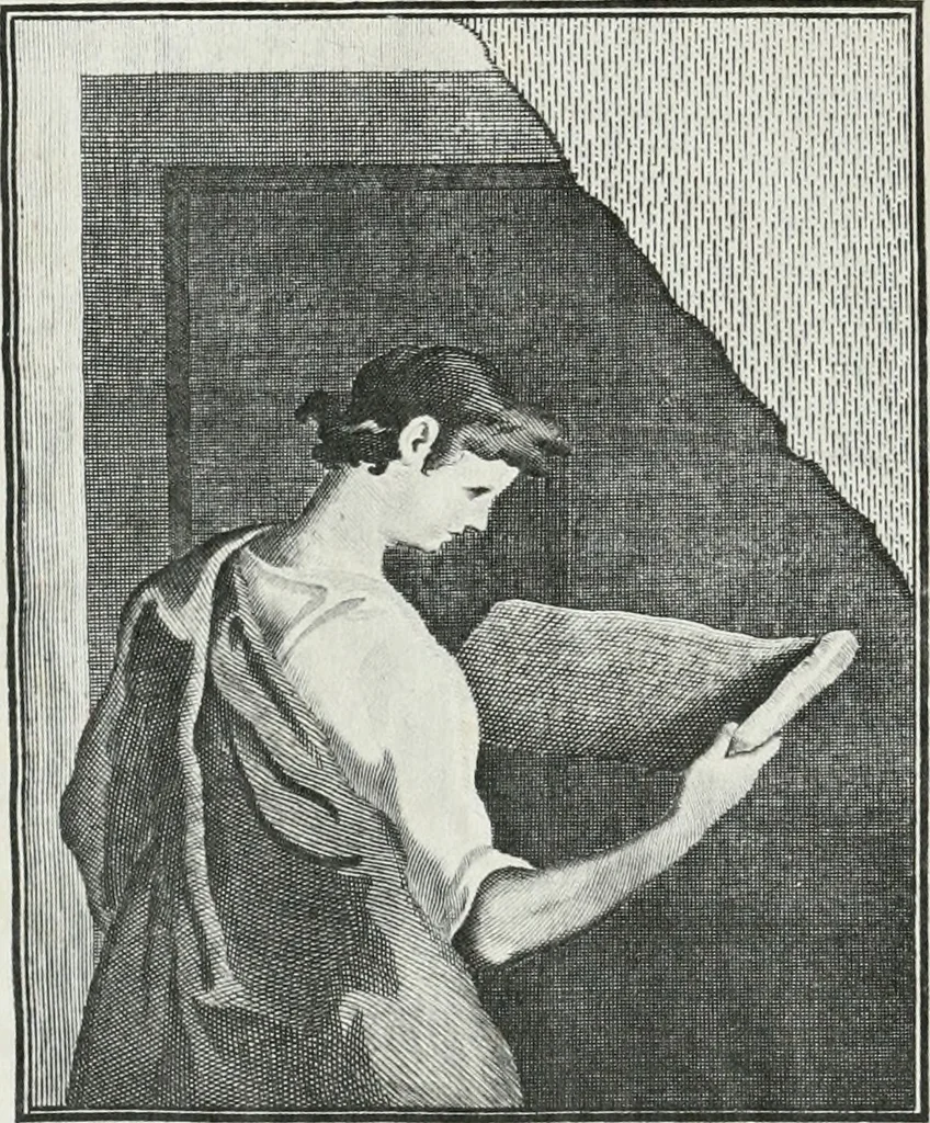 An illustration from Des principes de l'architecture, de la sculpture, de la peinture et des autres arts qui en dependent : avec un dictionnaire des terms propres à chacun de ces arts, 1690, leaf 1