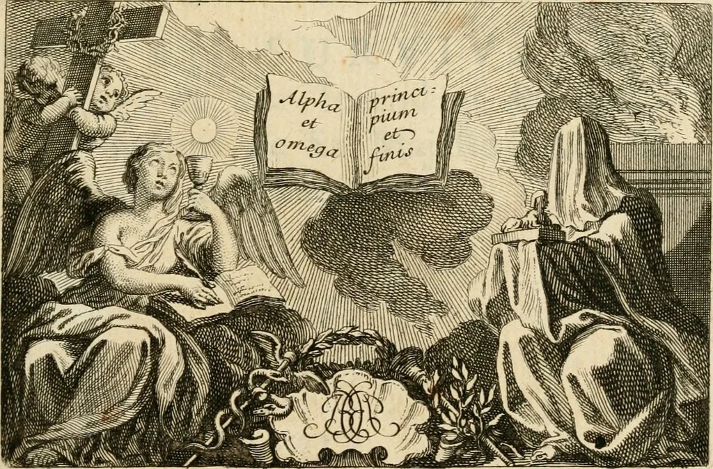 An illustration from Des principes de l'architecture, de la sculpture, de la peinture et des autres arts qui en dependent : avec un dictionnaire des terms propres à chacun de ces arts, 1690, leaf 6