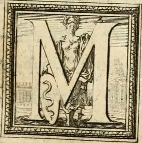 An illustration from Des principes de l'architecture, de la sculpture, de la peinture et des autres arts qui en dependent : avec un dictionnaire des terms propres à chacun de ces arts, 1690, leaf 8