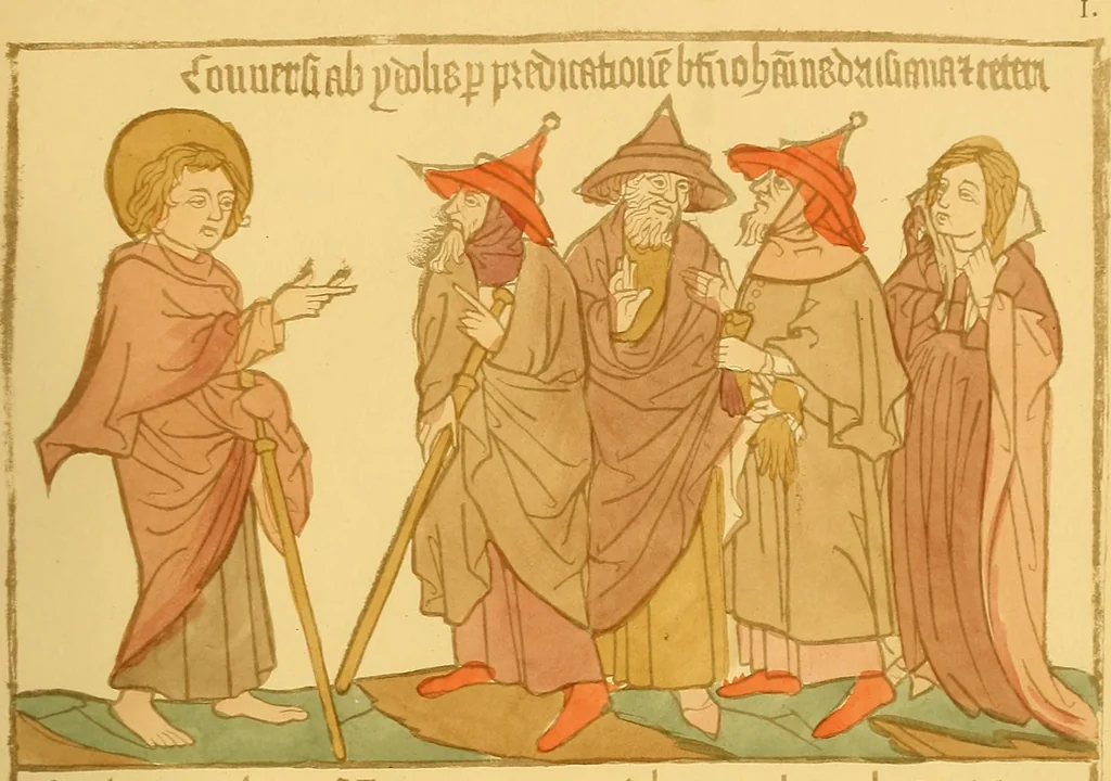 An illustration from Principia typographica. The block-books, or xylographic delineations of scripture history; issued in Holland, Flanders and Germany, during the fifteenth century, exemplified and considered in connexion with the origin of printing. To which is added an attempt to elucidate the character of the paper-marks of the period, 1858, leaf 26