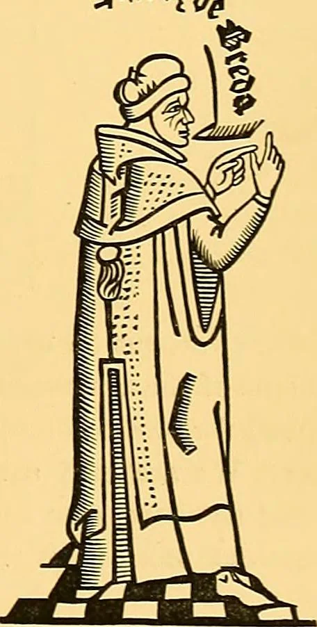 An illustration from Principia typographica. The block-books, or xylographic delineations of scripture history; issued in Holland, Flanders and Germany, during the fifteenth century, exemplified and considered in connexion with the origin of printing. To which is added an attempt to elucidate the character of the paper-marks of the period, 1858, leaf 300