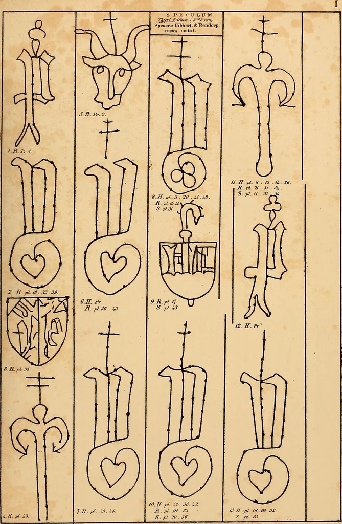An illustration from Principia typographica. The block-books, or xylographic delineations of scripture history; issued in Holland, Flanders and Germany, during the fifteenth century, exemplified and considered in connexion with the origin of printing. To which is added an attempt to elucidate the character of the paper-marks of the period, 1858, leaf 50
