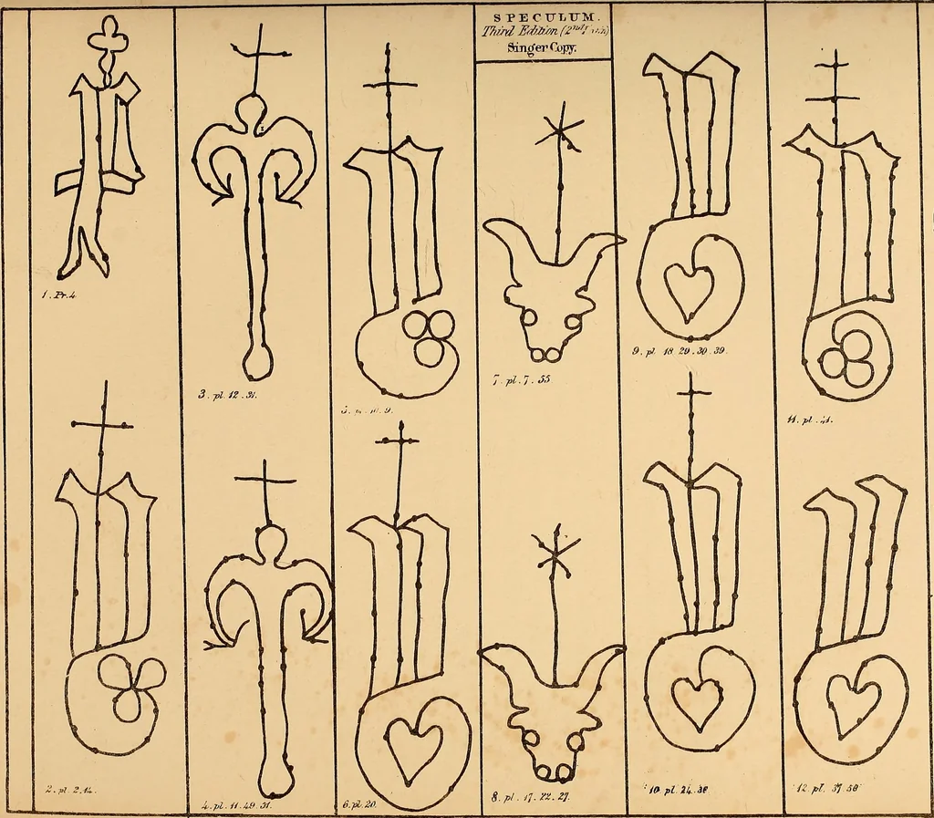 An illustration from Principia typographica. The block-books, or xylographic delineations of scripture history; issued in Holland, Flanders and Germany, during the fifteenth century, exemplified and considered in connexion with the origin of printing. To which is added an attempt to elucidate the character of the paper-marks of the period, 1858, leaf 54