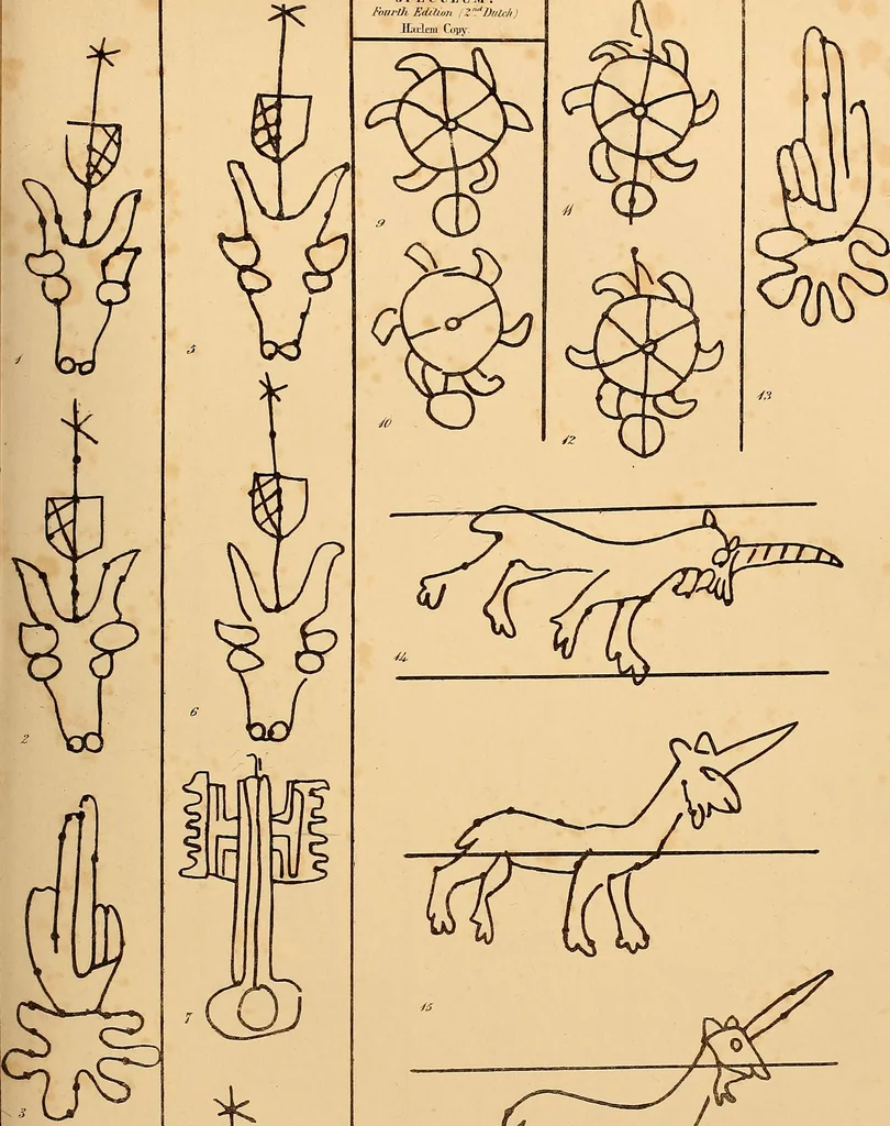 An illustration from Principia typographica. The block-books, or xylographic delineations of scripture history; issued in Holland, Flanders and Germany, during the fifteenth century, exemplified and considered in connexion with the origin of printing. To which is added an attempt to elucidate the character of the paper-marks of the period, 1858, leaf 58