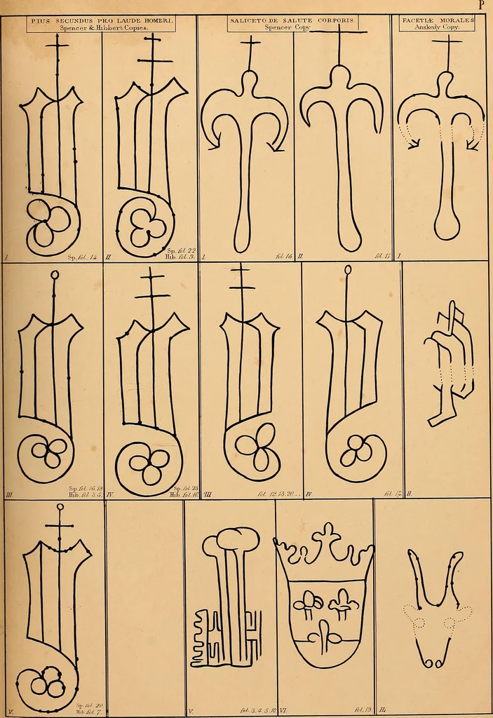 An illustration from Principia typographica. The block-books, or xylographic delineations of scripture history; issued in Holland, Flanders and Germany, during the fifteenth century, exemplified and considered in connexion with the origin of printing. To which is added an attempt to elucidate the character of the paper-marks of the period, 1858, leaf 66
