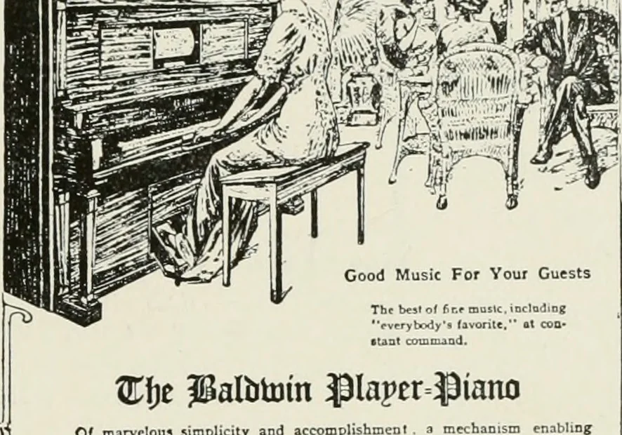 An illustration from The principles of advertising arrangement, 1912, leaf 112