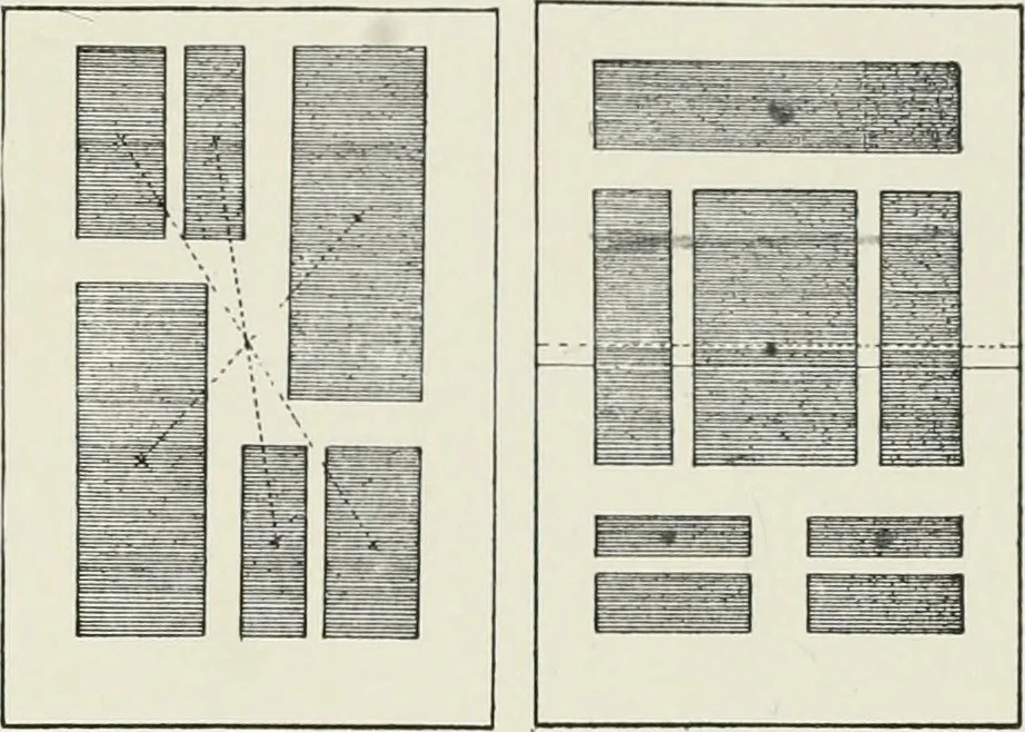 An illustration from The principles of advertising arrangement, 1912, leaf 38