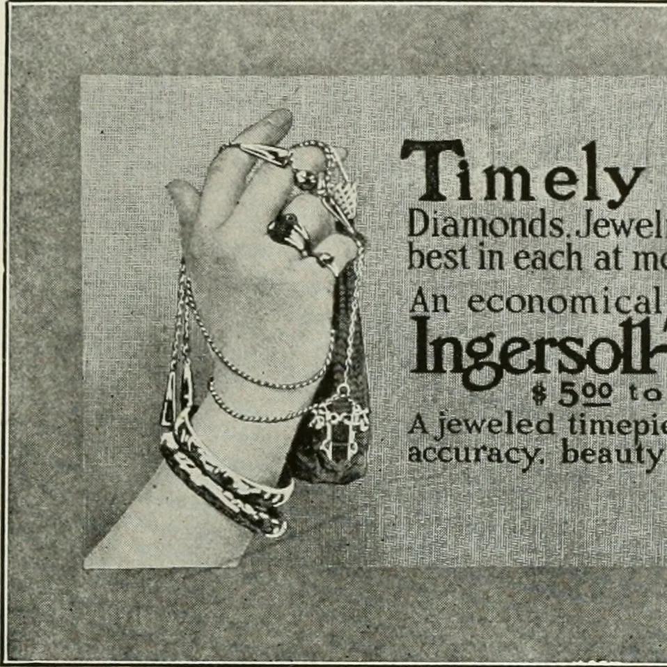 An illustration from The principles of advertising arrangement, 1912, leaf 40