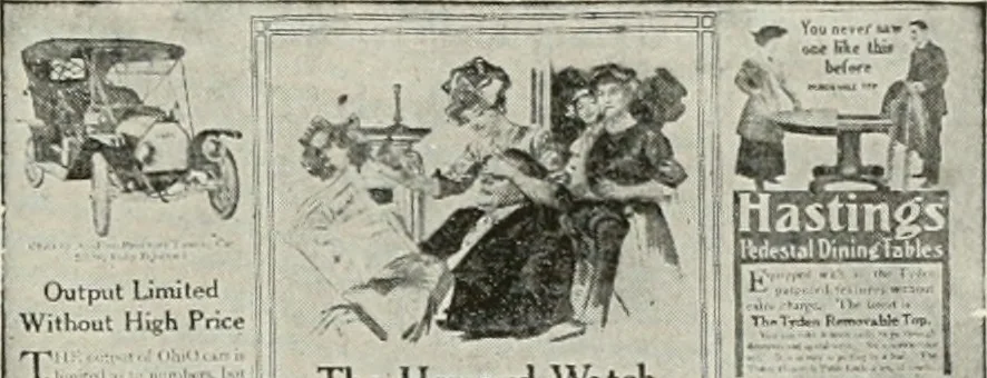 An illustration from The principles of advertising arrangement, 1912, leaf 42