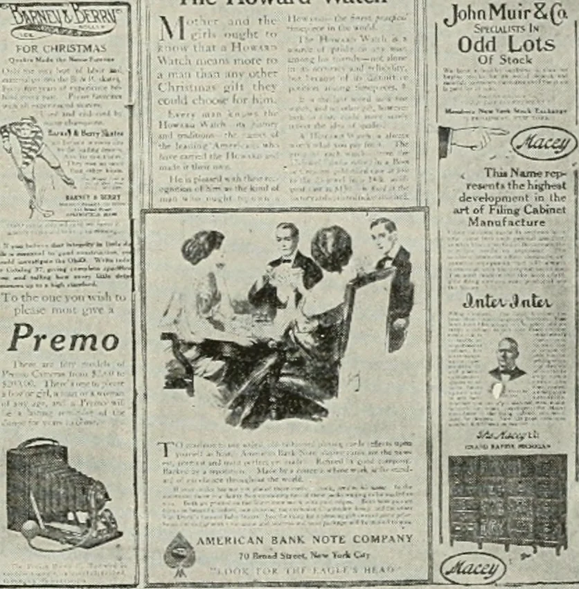 An illustration from The principles of advertising arrangement, 1912, leaf 42