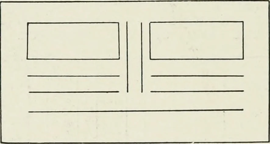 An illustration from The principles of advertising arrangement, 1912, leaf 49