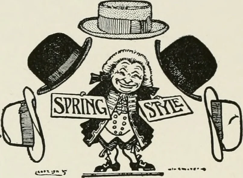 An illustration from The principles of advertising arrangement, 1912, leaf 61