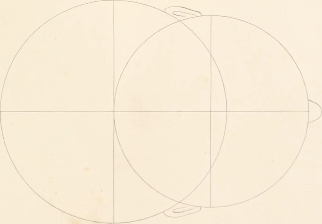 An illustration from The principles of beauty, 1857, leaf 96