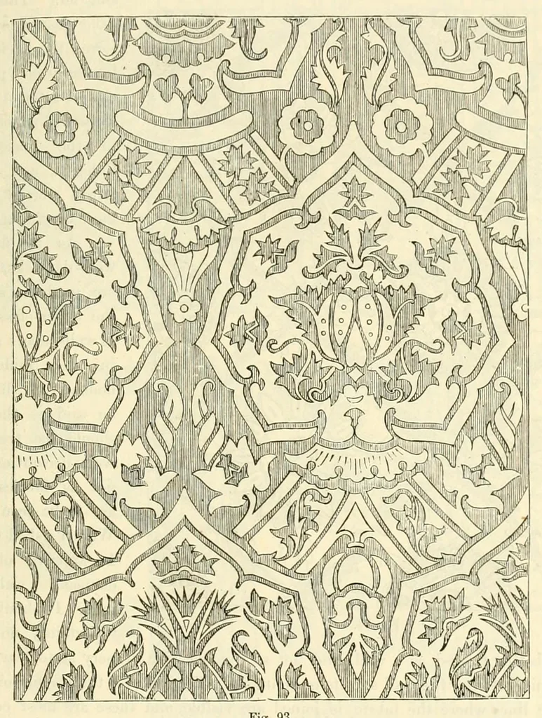 An illustration from Principles of decorative design, 1873, leaf 129